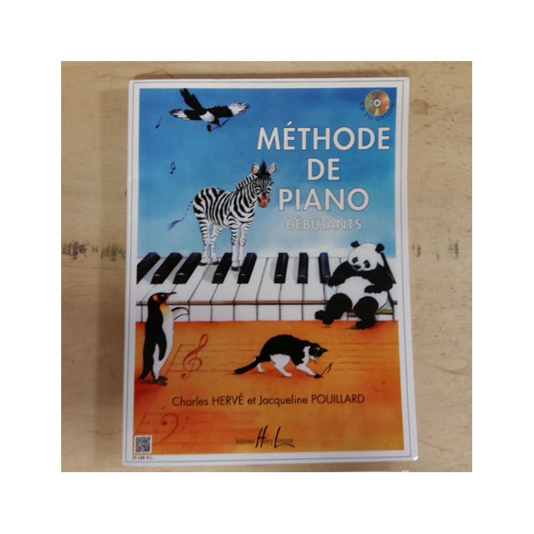 Méthode de piano débutant de Charles Hervé et Jacqueline Pouillard