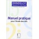 Dandelot - Manuel pratique pour l'étude des clés