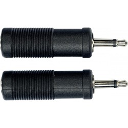 Adaptateur jack fem. - mini-jack mâle - La paire