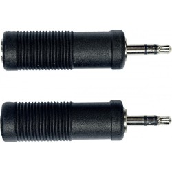 Adaptateur jack fem. - mini-jack mâle - La paire