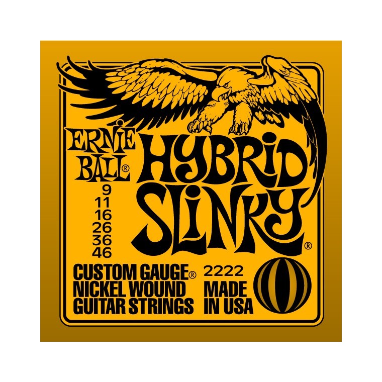 Cordes élect. Ernie Ball Slinky Hybrid 9-46