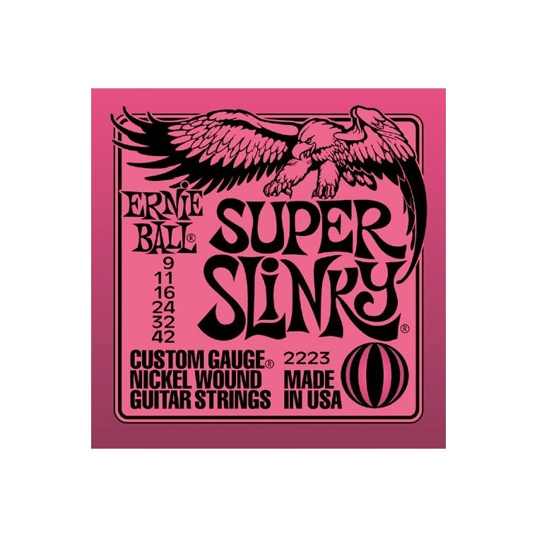 Cordes élect. Ernie Ball Super Slinky 9-42