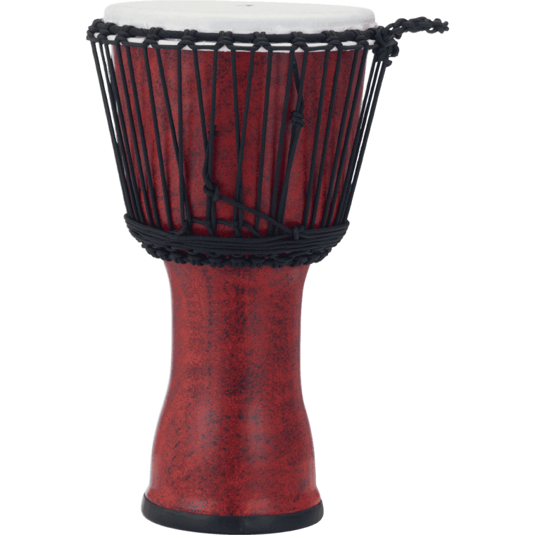 Djembe Pearl Rope Tuned Molten Scarlet 10"