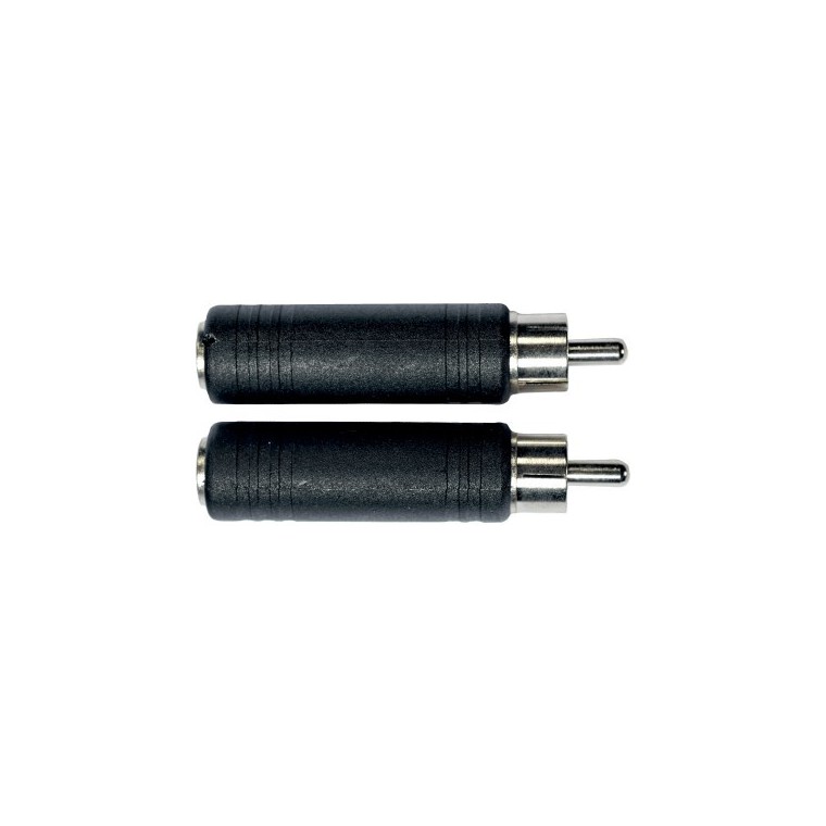 Adaptateur jack fem. - RCA mâle - La paire