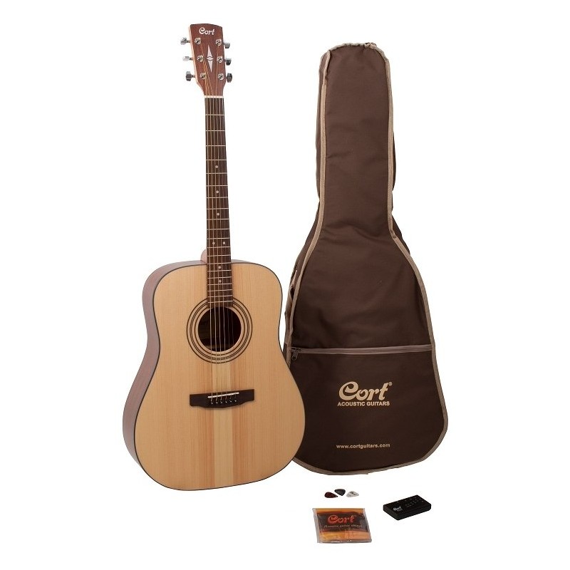 Pack Guitare folk Cort Earth OP - L'Atelier du Piano