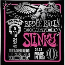 Cordes élect. Ernie Ball Super Slinky Titanium 9-42