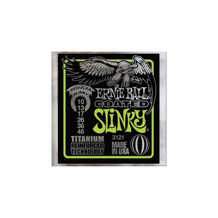 Cordes élect. Ernie Ball Regular Slinky Titanium 10-46