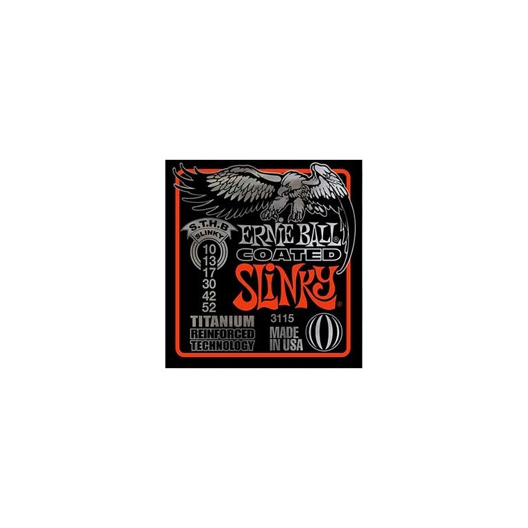 Cordes élect. Ernie Ball Slinky Top Heavy Bottom Titanium 10-52