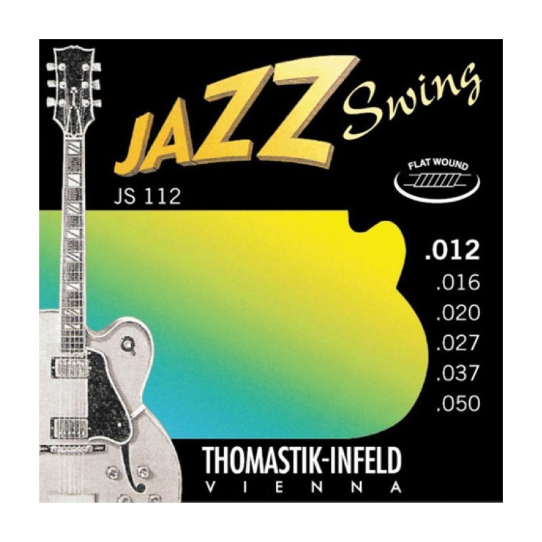 Cordes élect. Thomastik Jazz Swing Filé Plat 12-50