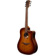 Lâg Tramontane T118DCE Brownburst Electro