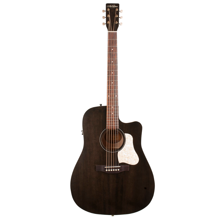Art & Lutherie Americana Faded Black Electro Cutaway