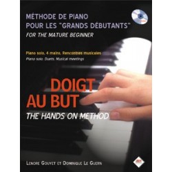 Gouyet/Leguern -Doigt au but - Méthode piano pour les "grands débutants"