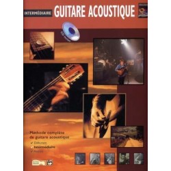 Intermédiaire Guitare acoustique - Méthode avec CD