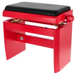Banquette piano Dexibell Rouge brillant