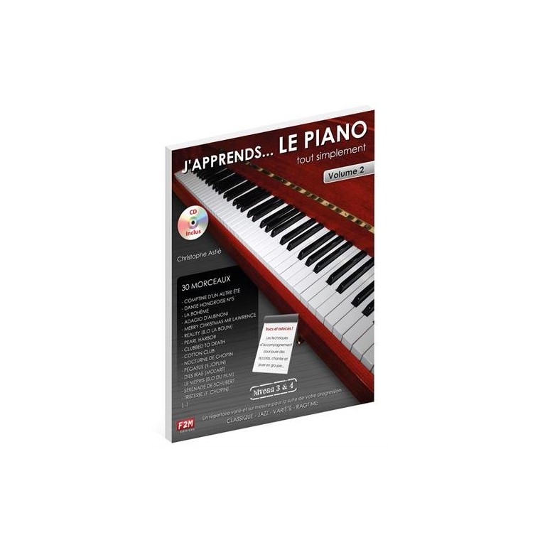 Astié - J'apprends... le piano tout simplement - Volume 2