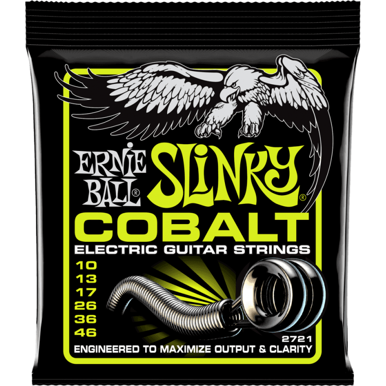 Cordes élect. Ernie Ball Cobalt Slinky 10-46