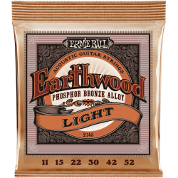 Cordes folk Ernie Ball Super Slinky Phosphore Bronze light 11-52