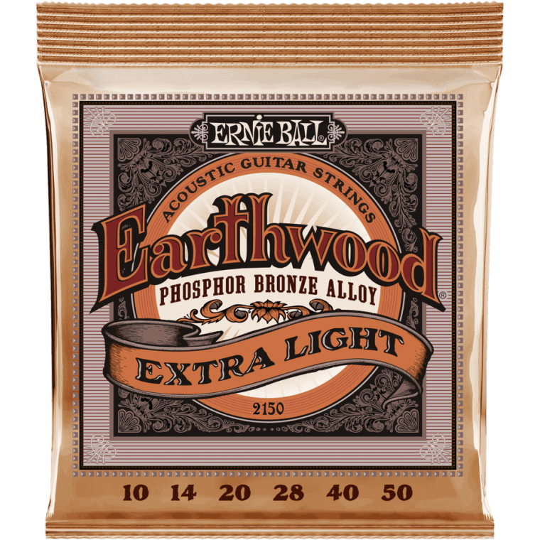 Cordes folk Ernie Ball Extra Slinky Phosphore Bronze extra-light 10-50