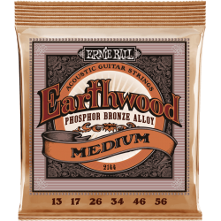 Cordes folk Ernie Ball Eartwood Phosphore Bronze medium 13-56