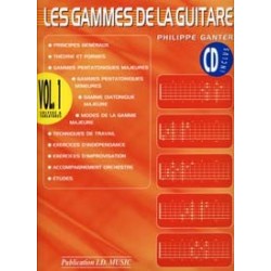 Ganter - Les gammes de la guitare - Vol.1- Avec CD