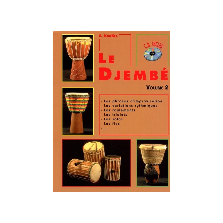 Koukel - Le Djembe - Vol.2 - Méthode avec CD