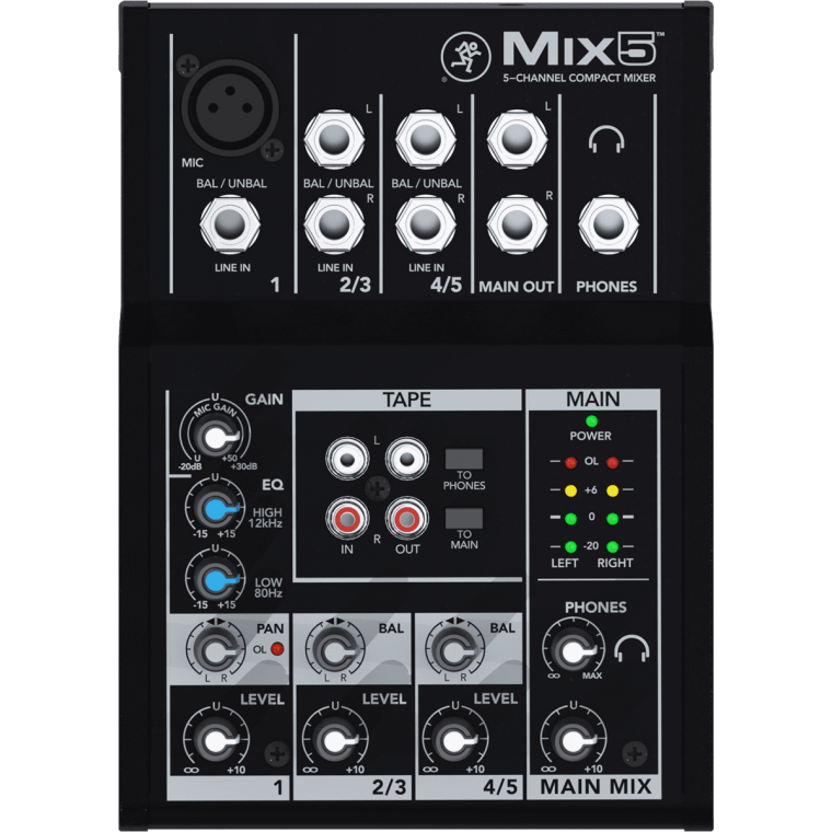 Table de mixage MACKIE MIX5