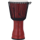 Djembe Pearl Rope Tuned Molten Scarlet 12"