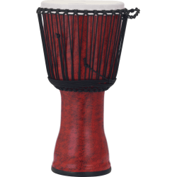 Djembe Pearl Rope Tuned Molten Scarlet 12"