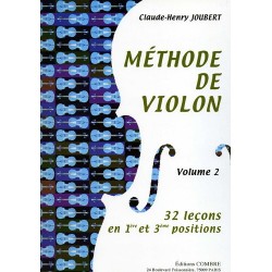 Joubet - Méthode de violon - Vol.2