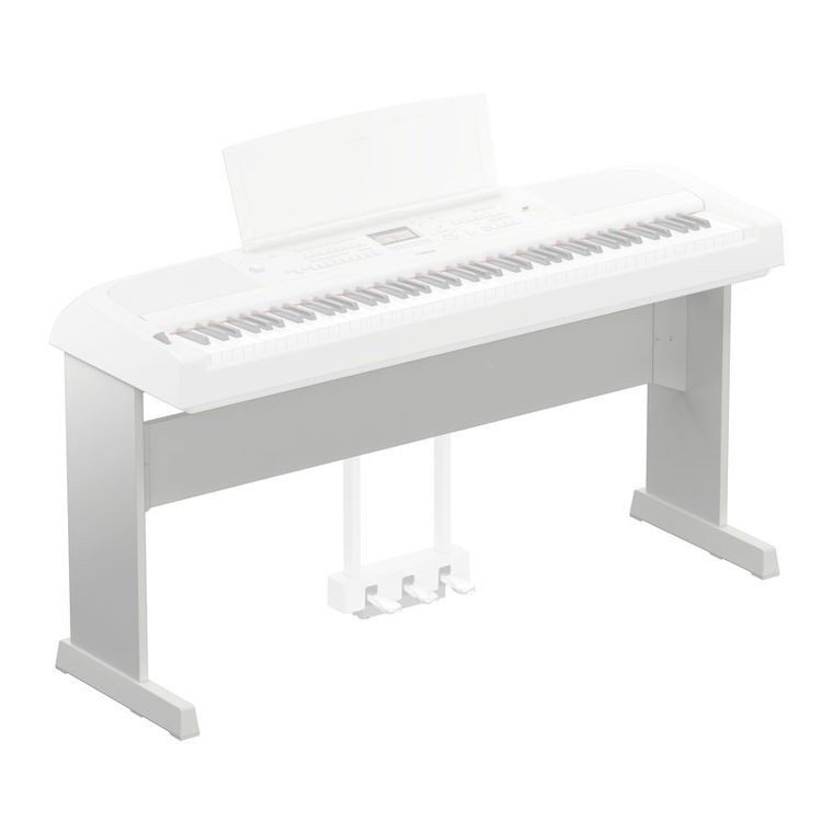 Yamaha L-300 blanc Support pour DGX