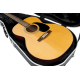 Etui guitare folk Dreadnought ABS Deluxe