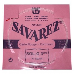 Corde Sol tension forte guitare classique Savarez 523R