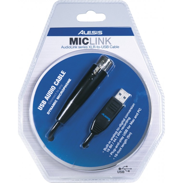 Interface Alesis MICLINK XLR - USB