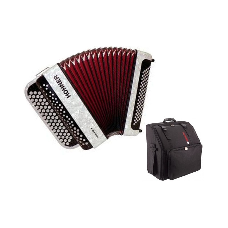 ACCORDEON ETUDE HOHNER NOVA II 40 BLEU, BLANC, ROUGE, NOIR