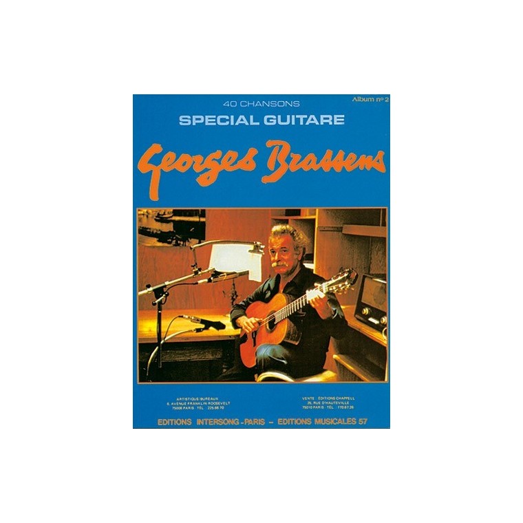 Georges Brassens 40 chansons spécial guitare Volume 2