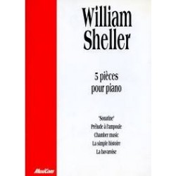 William Sheller 5 pièces pour piano